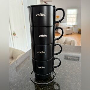 4 Coffee Cups Tower